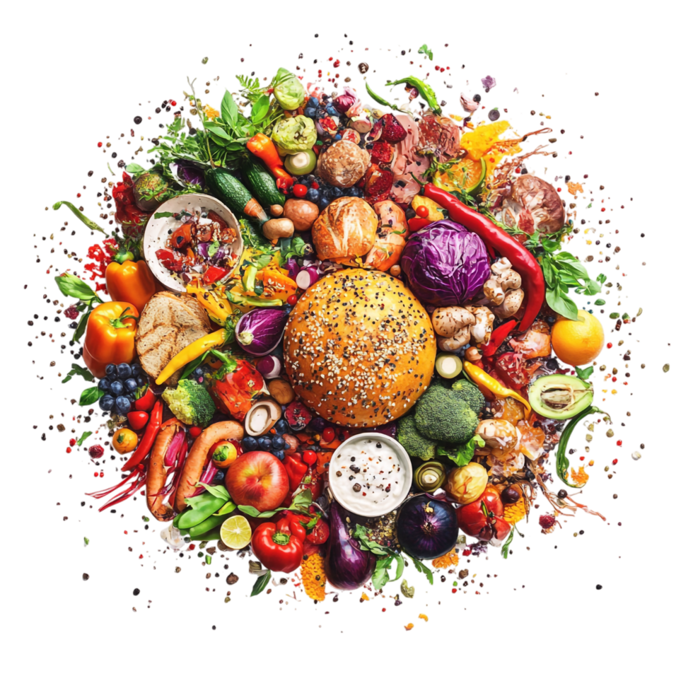 Artistic Representation of a Culinary World png