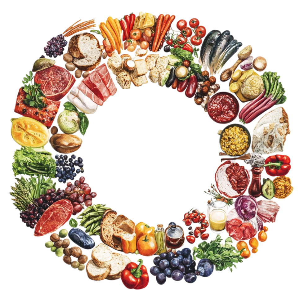 Artistic Representation of a Culinary World png