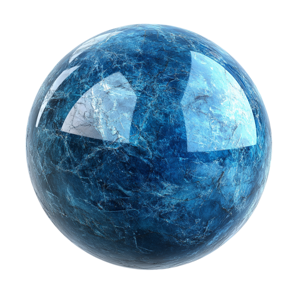 Close up of a blue object isolated on transparent background png