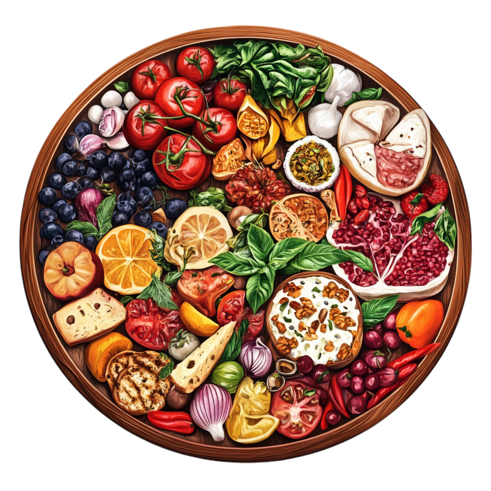 Artistic Representation of a Culinary World png