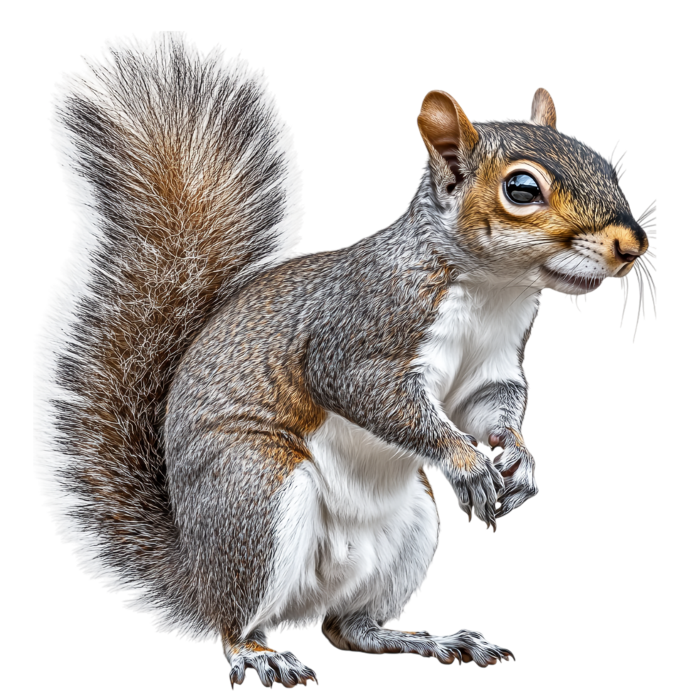 image of an isolated squirrel on a transparent background png