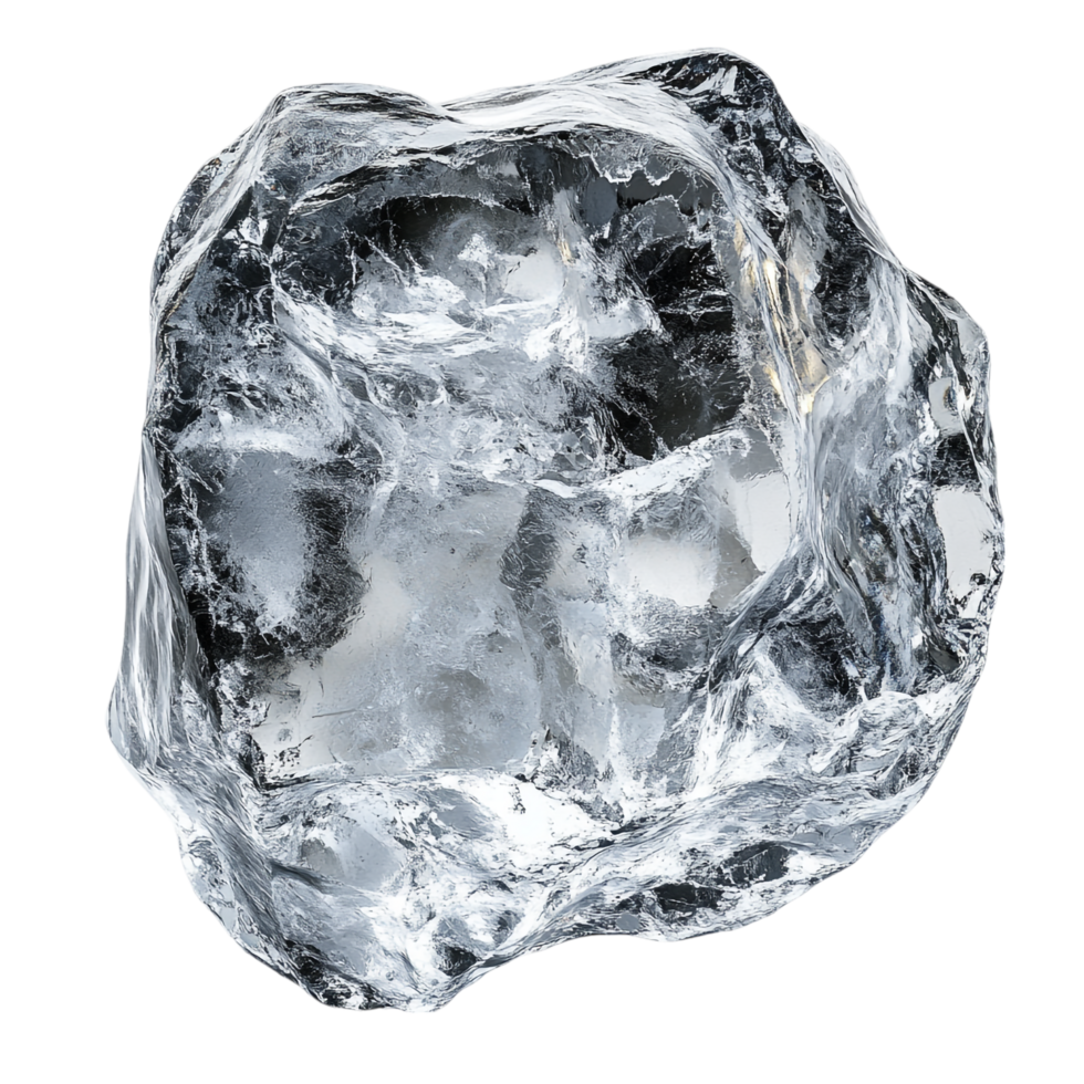 Ice on transparent background png