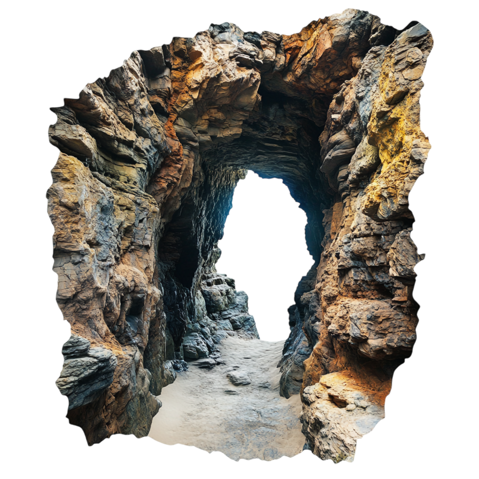 Cave View from Inside on transparent background png