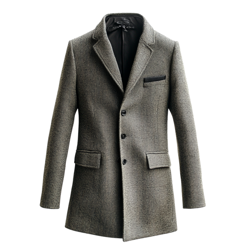 Fashion Wool Coat on transparent background png