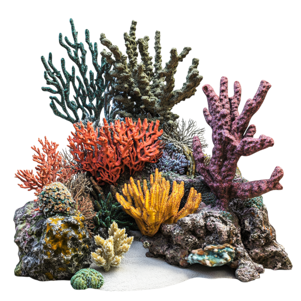 Corals on transparent background png