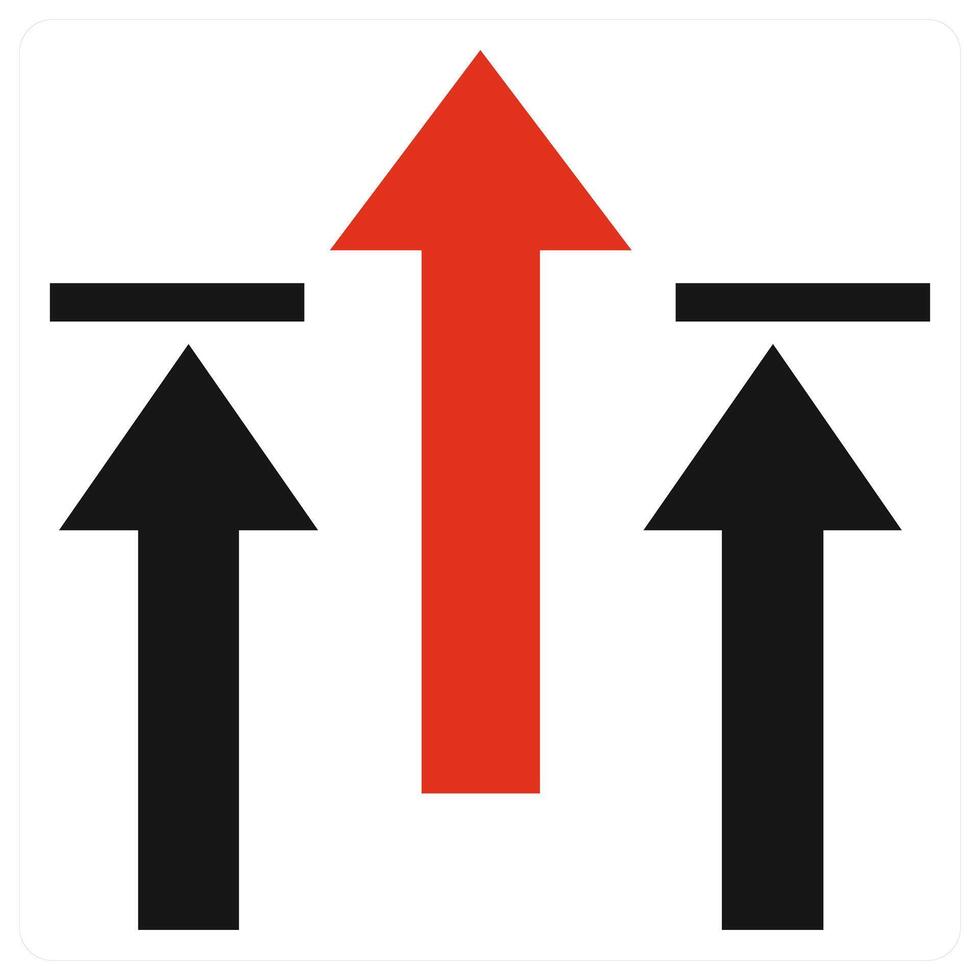 Breaking Limits icon concept in red color vector
