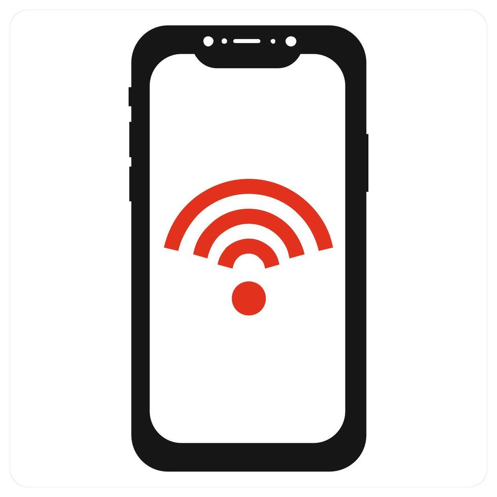 Hot Spot icon concept in red color vector