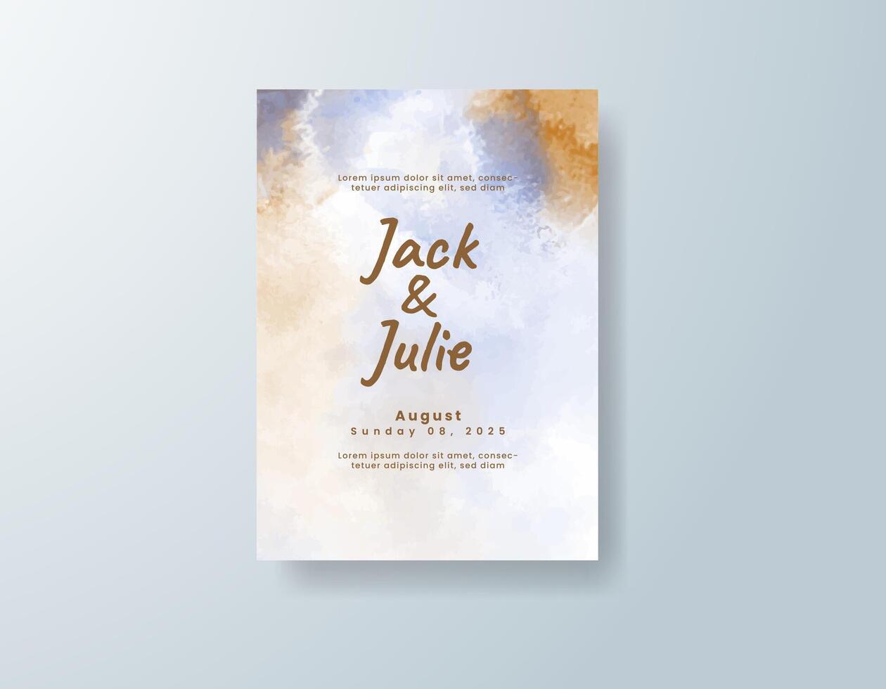 A dusty palette of watercolor hues offers rustic elegance and softness. vector