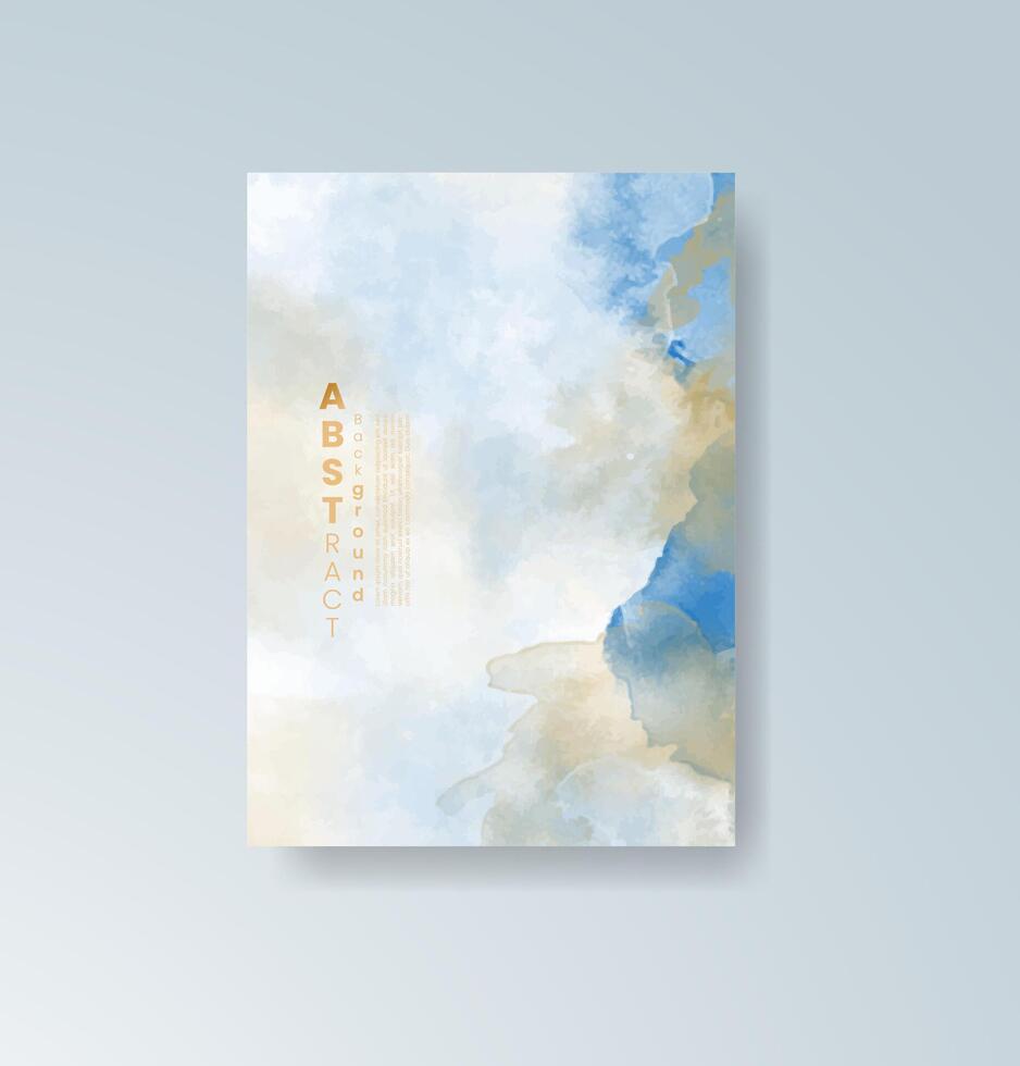 Rainbow watercolor card design for festive branding or inclusive event banners. vector