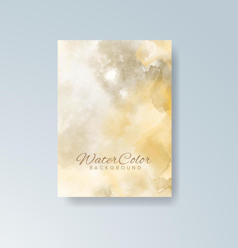 Bright splash watercolor card made to elevate date announcements or brand art. vector