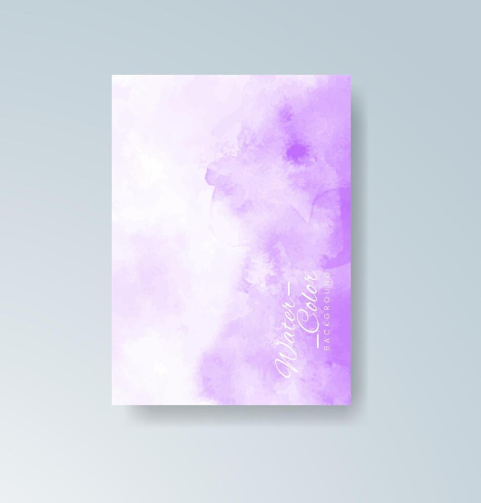 Fine watercolor pattern card for refined postcards, logos, or personal events. vector
