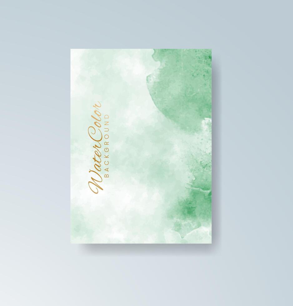 Elegant card with soft watercolor strokes, ideal for your date, event cover, or promotional banner. vector