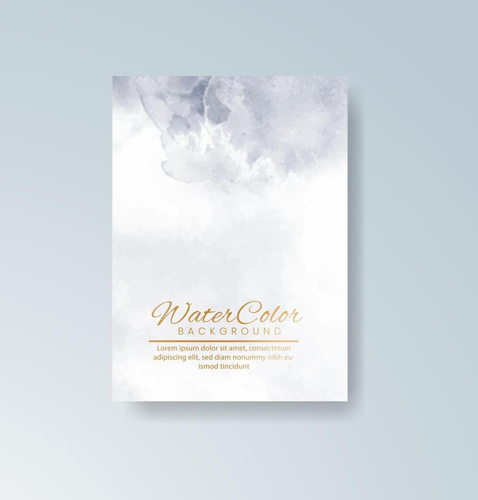 Watercolor brush patterns in faded purple and gray. vector