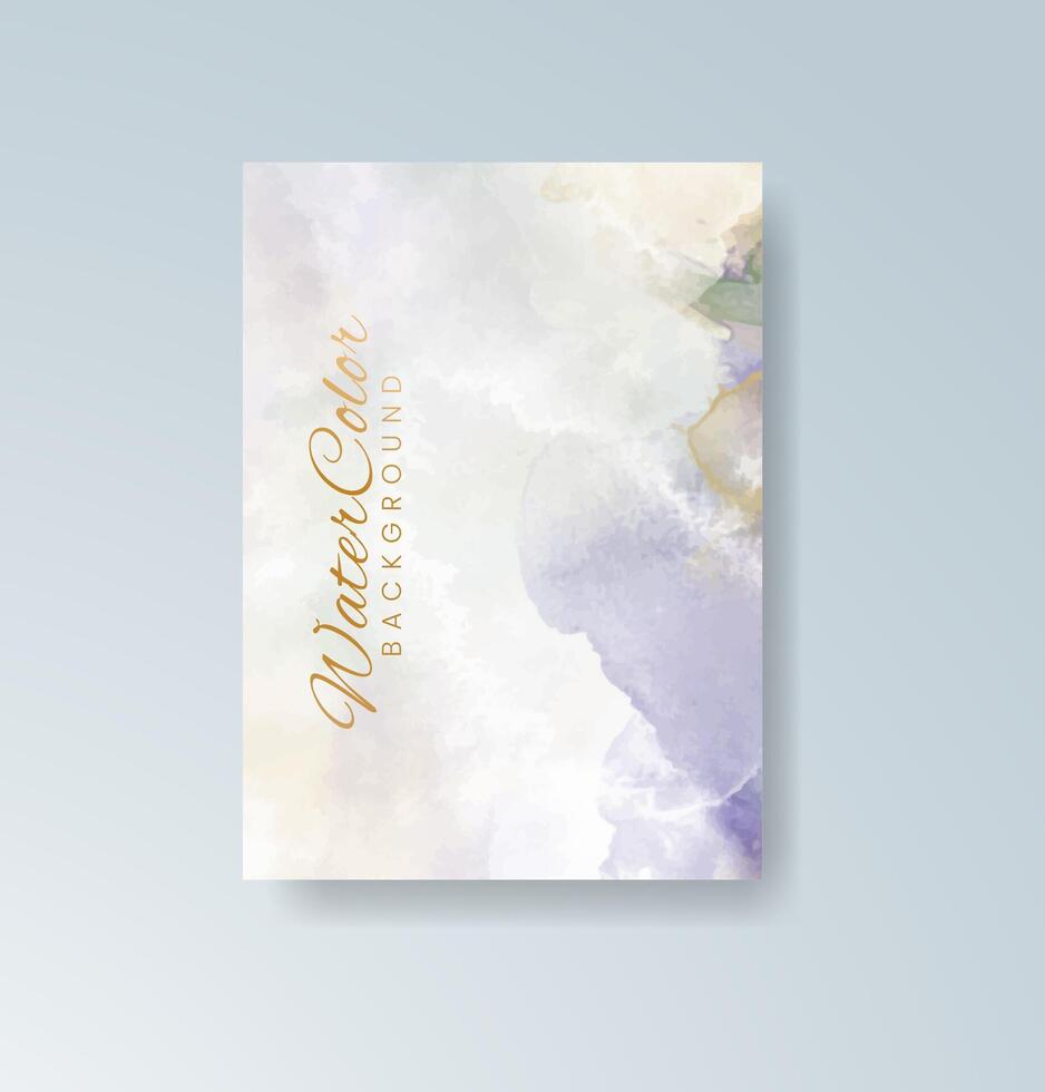 Abstract sunrise-themed watercolor splash for warm designs. vector