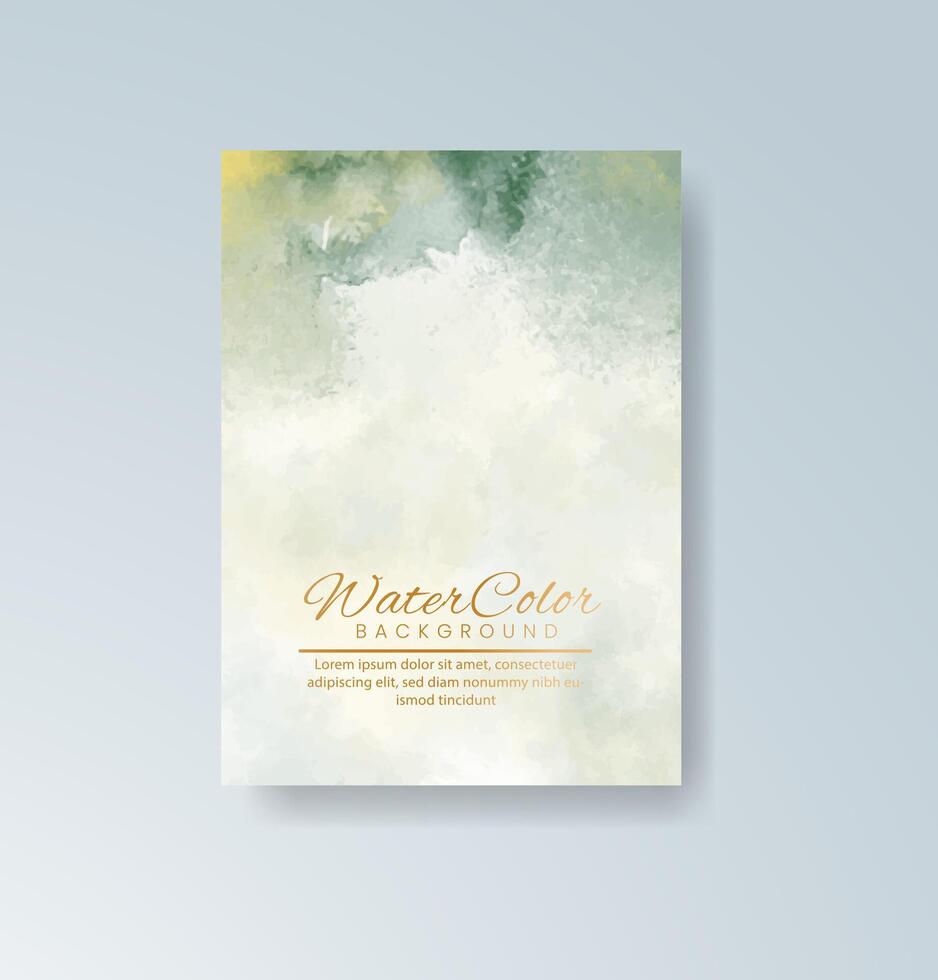 Soft tangerine watercolor background with subtle brushwork. vector
