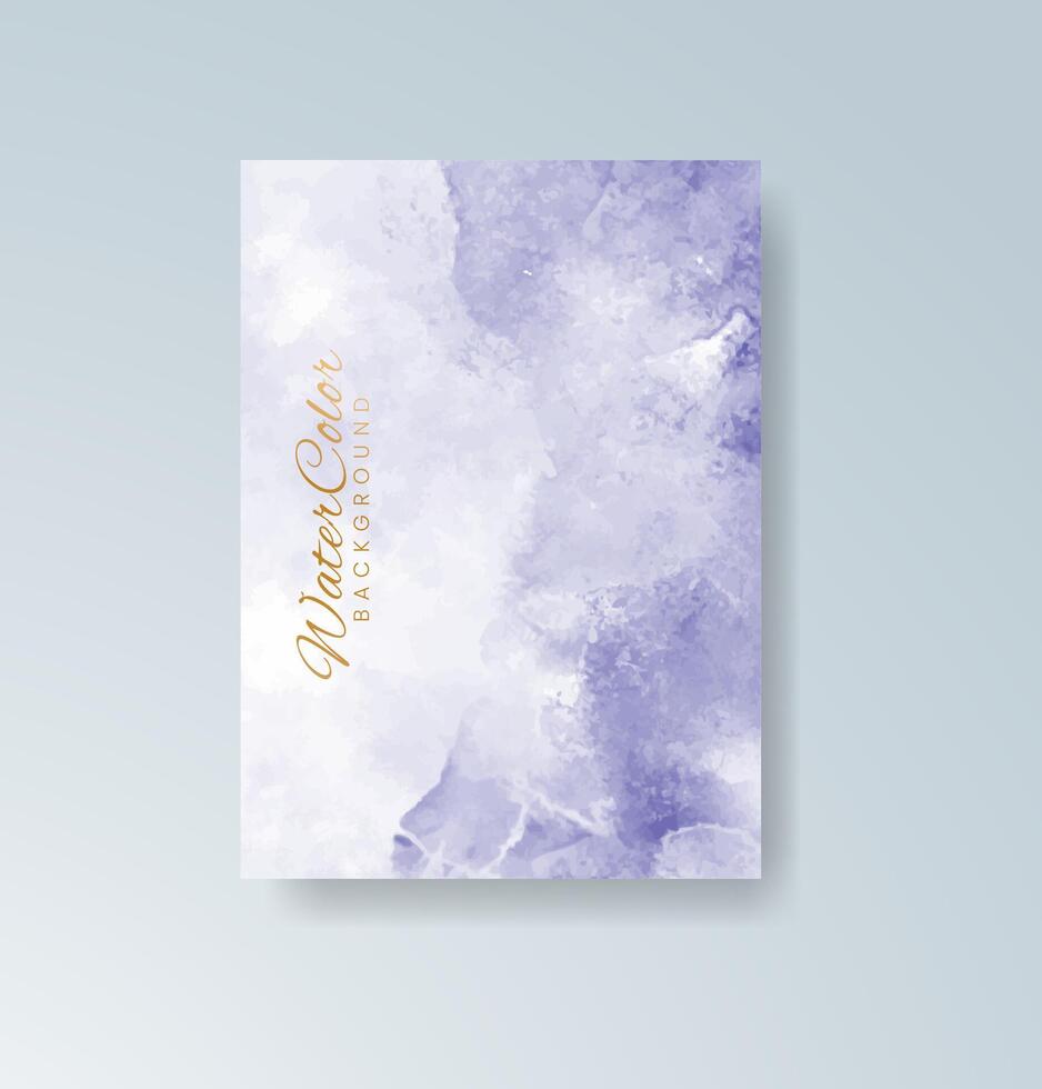 Mist-inspired watercolor design for quiet and peaceful themes. vector