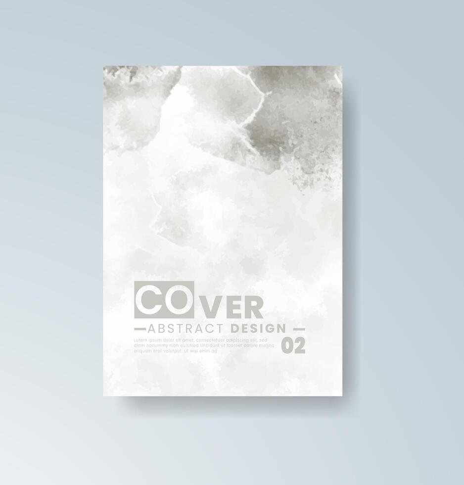 Blue ink-style watercolor strokes on bright white canvas. vector