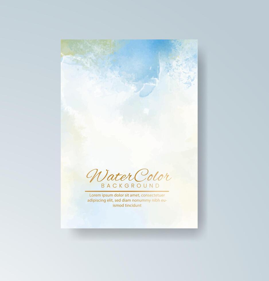 Seafoam and pearl watercolor mix for tranquil branding. vector