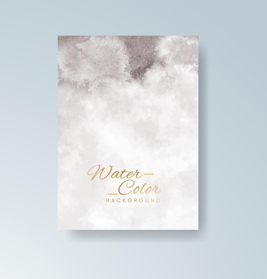 Soft watercolor wash with handwritten texture effect. vector