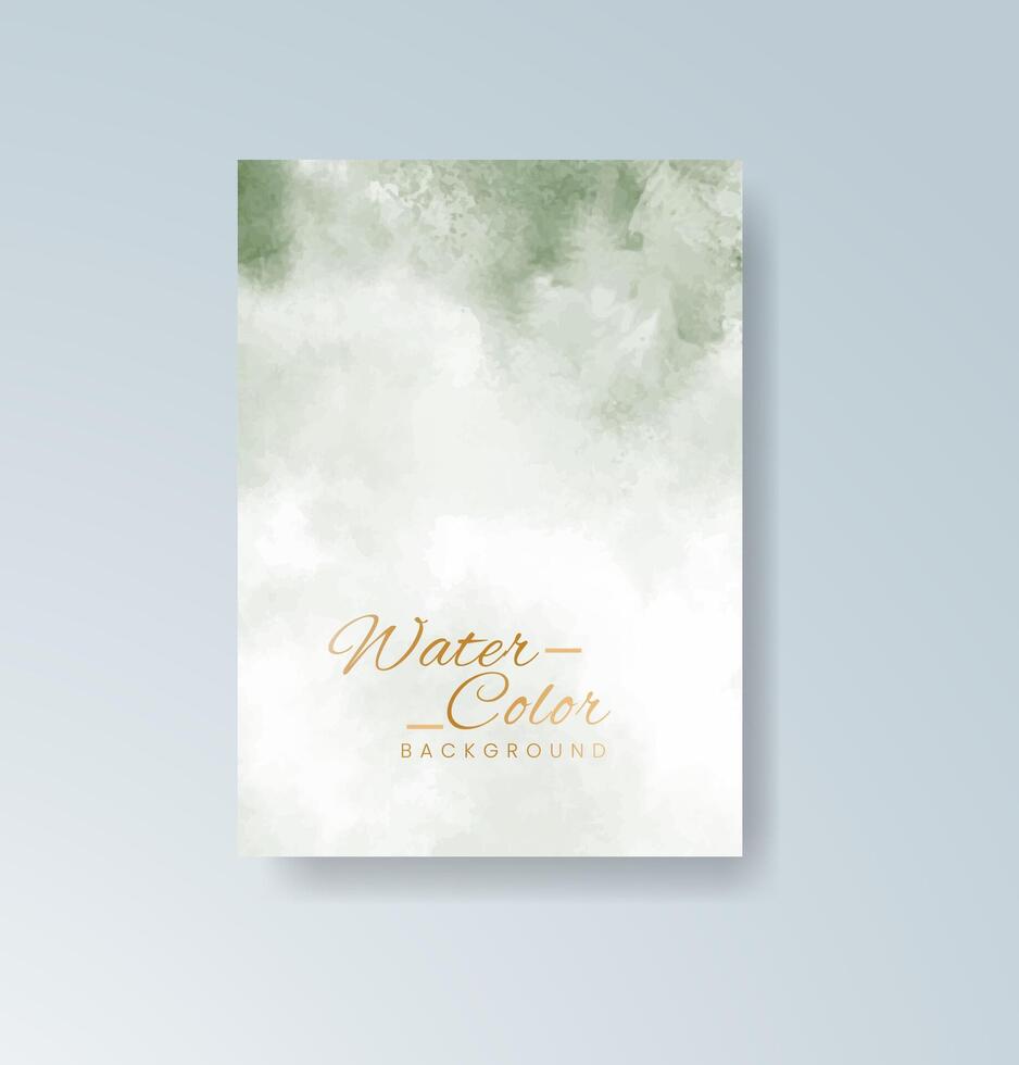 Deep watercolor layers in blue and black for a moody and dramatic card. vector
