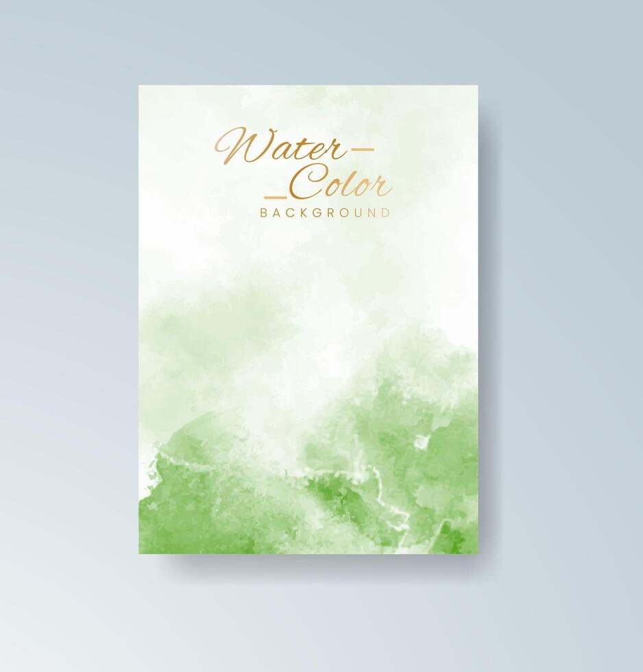 Moss green and clay watercolor blend for rustic-themed uses. vector