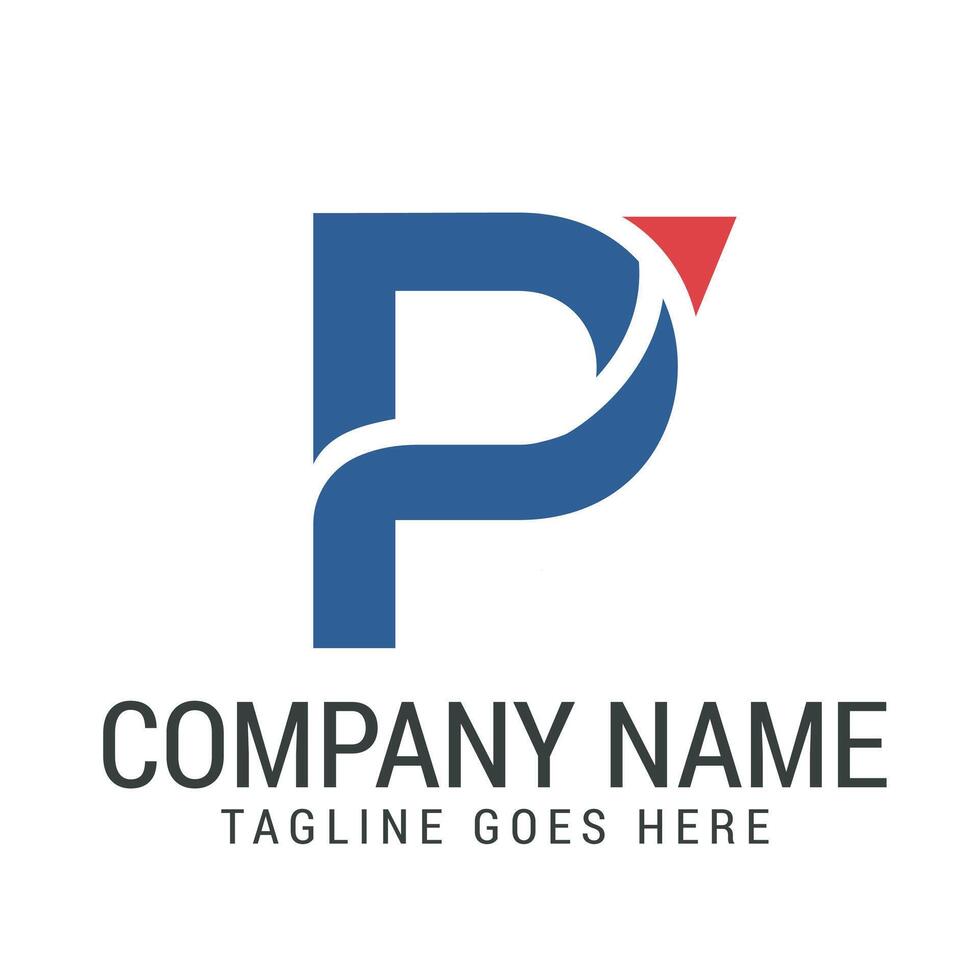 Creative Letter P Payment or Send Modern, and Logo Design vector