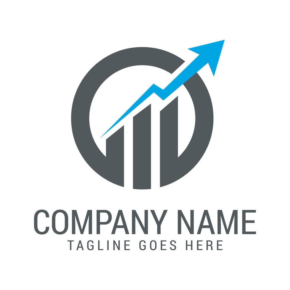 Creative Letter O Rank Or Finance Modern, and Elegant Logo Design vector