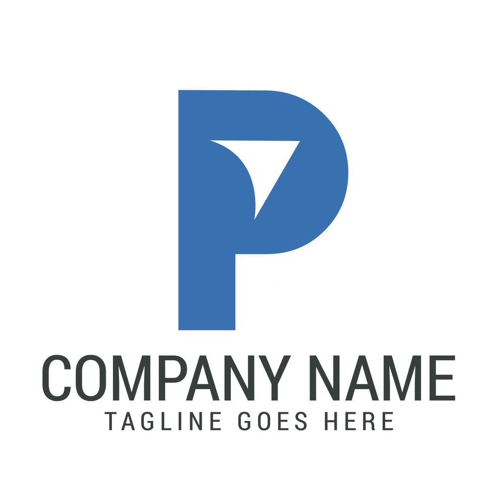 Creative Letter P Payment or Send Modern, and Elegant Logo Design Templates vector