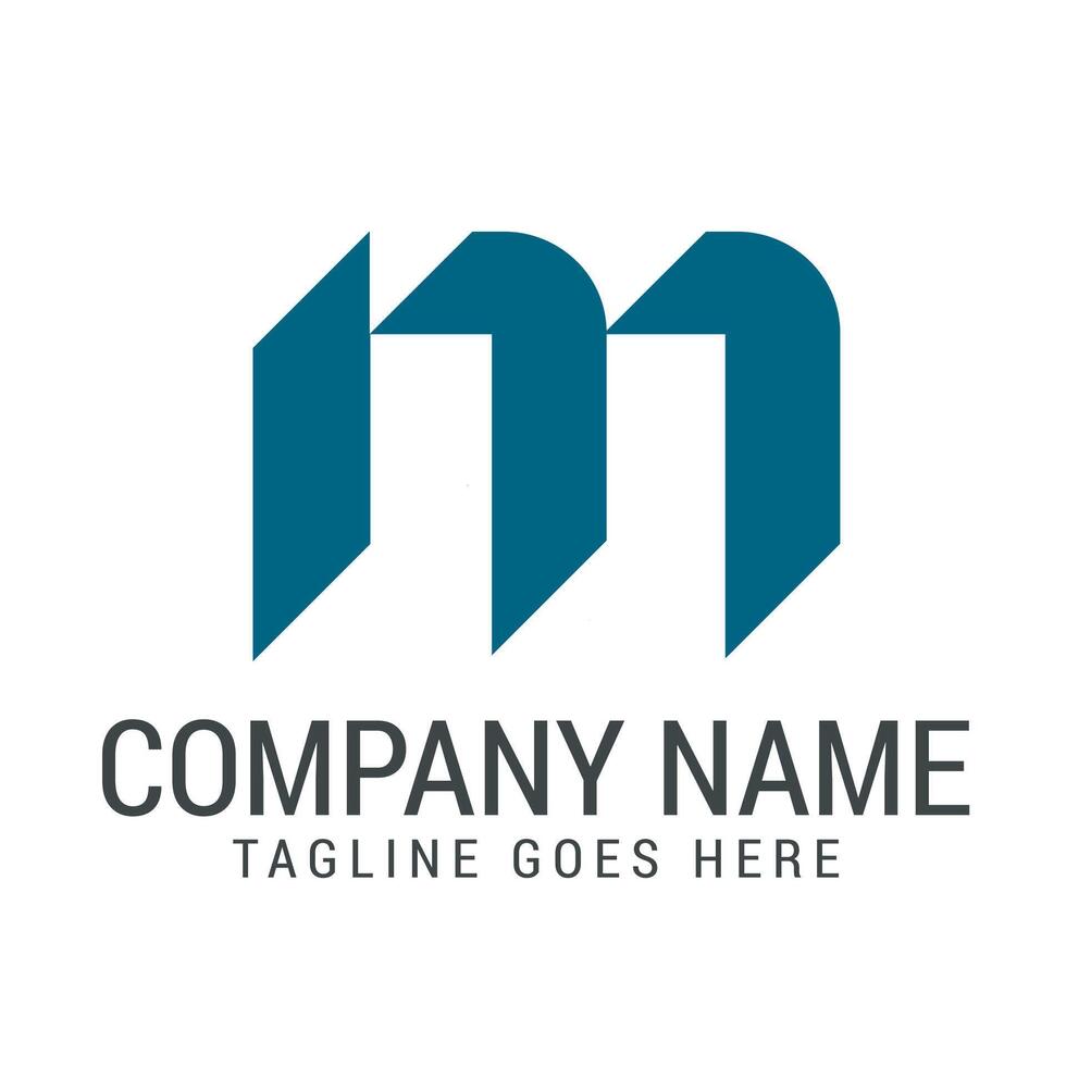 Creative Letter M Connection Modern, and Elegant Logo Design Templates vector
