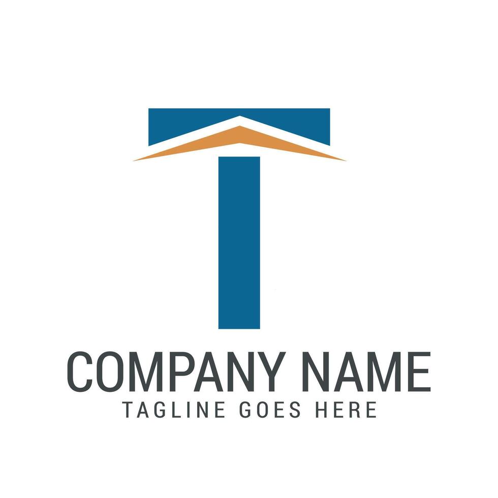 Letter T Real Estate and Property Modern, and Elegant Logo Design vector