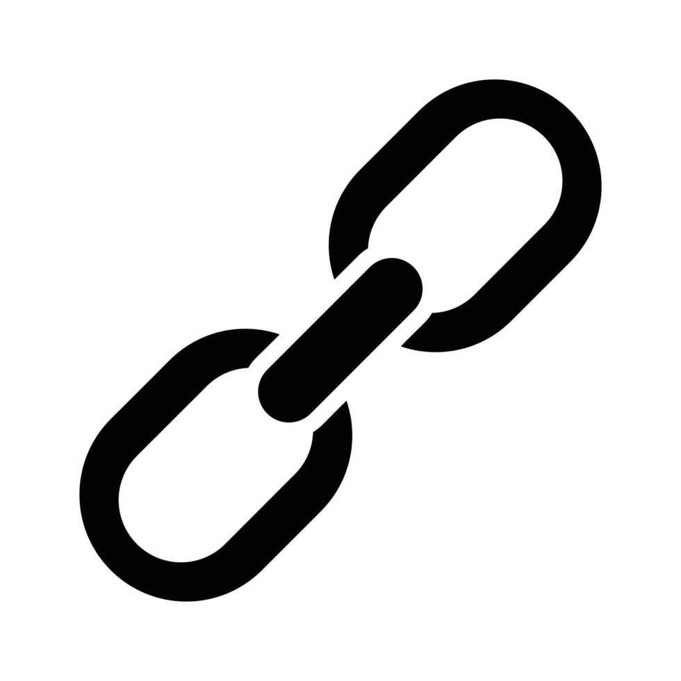 Check this amazing glyph style icon of web link vector