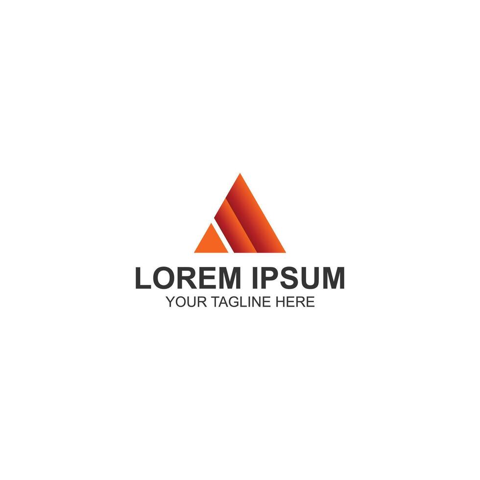 letter a logo design for brand identity or business with creative illustration vector