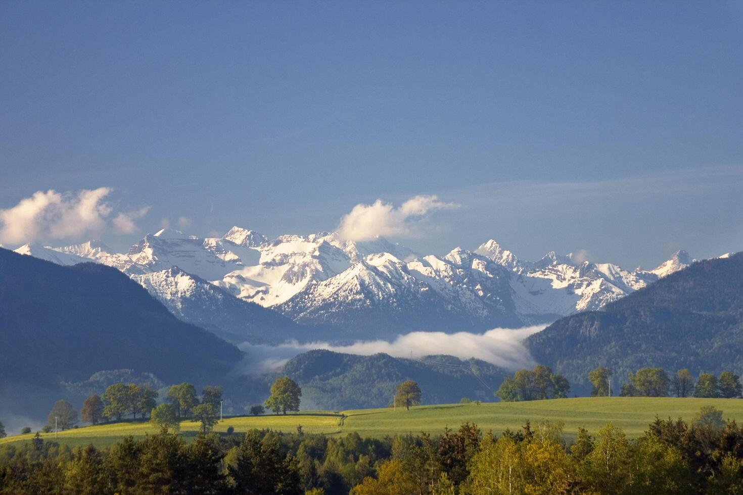 Upper Bavaria with Karwendel mountains photo