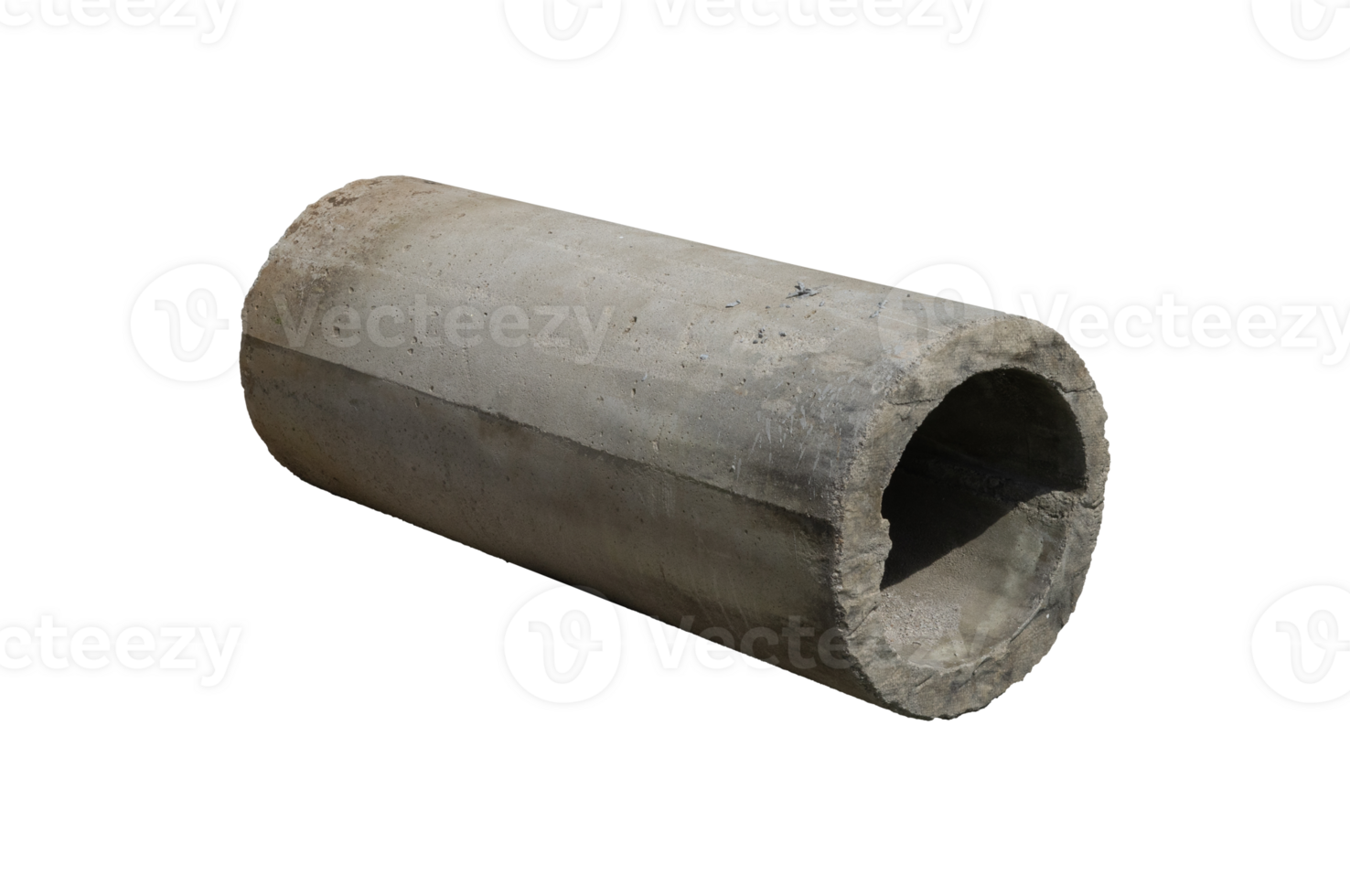 round concrete culvert isolated png