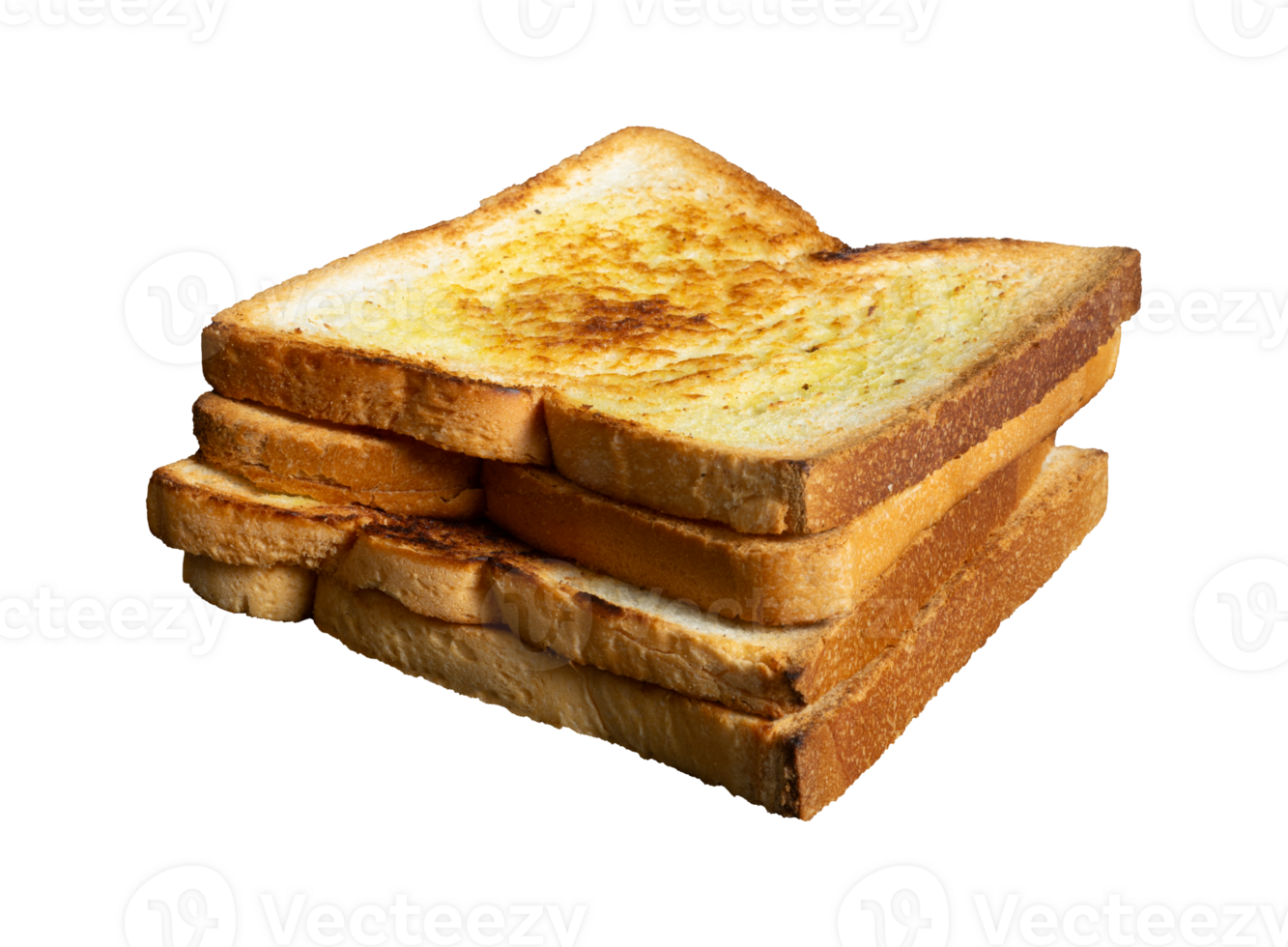 sliced toasted bread isolated png