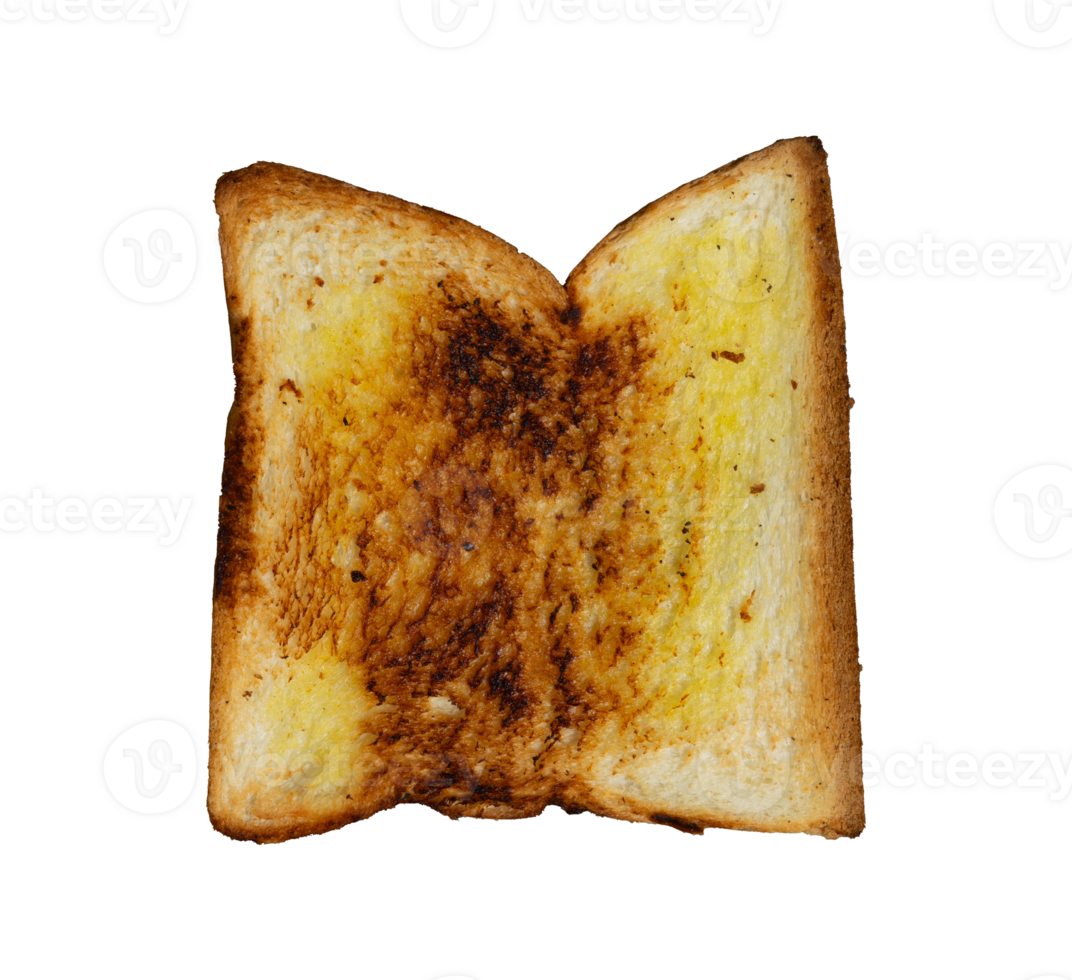 delicious slices of toast bread isolated png