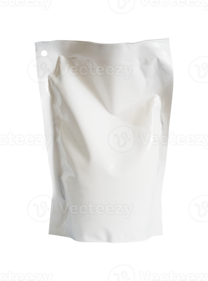 blank standing pouch mockup isolated png