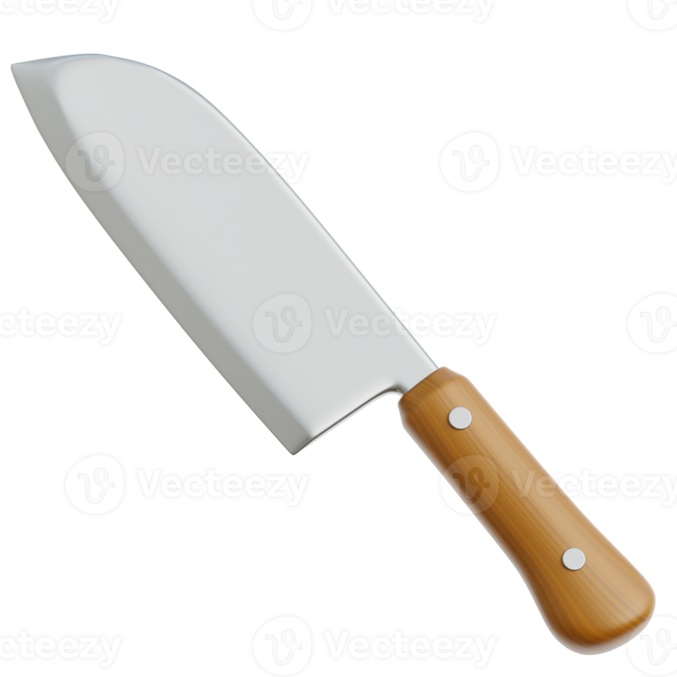Wooden Knife 3d Illustration png