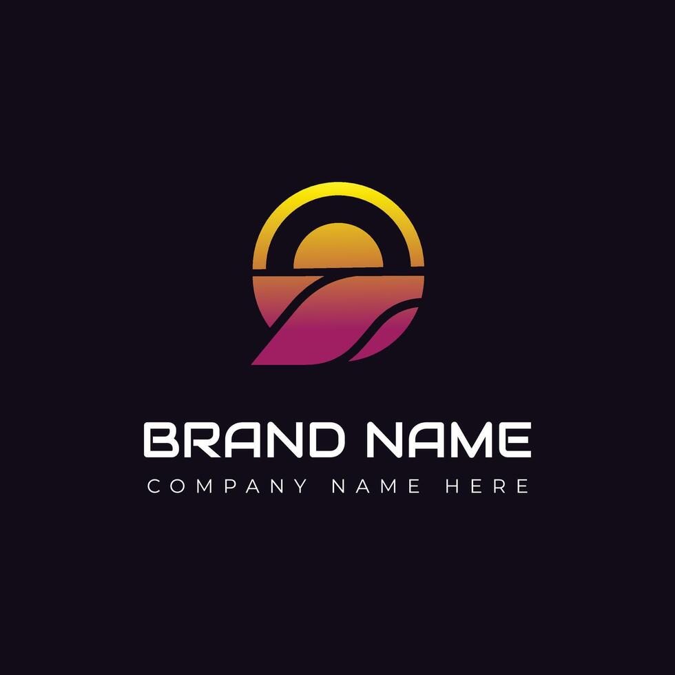 Gradient Q letter Logo design icon vector