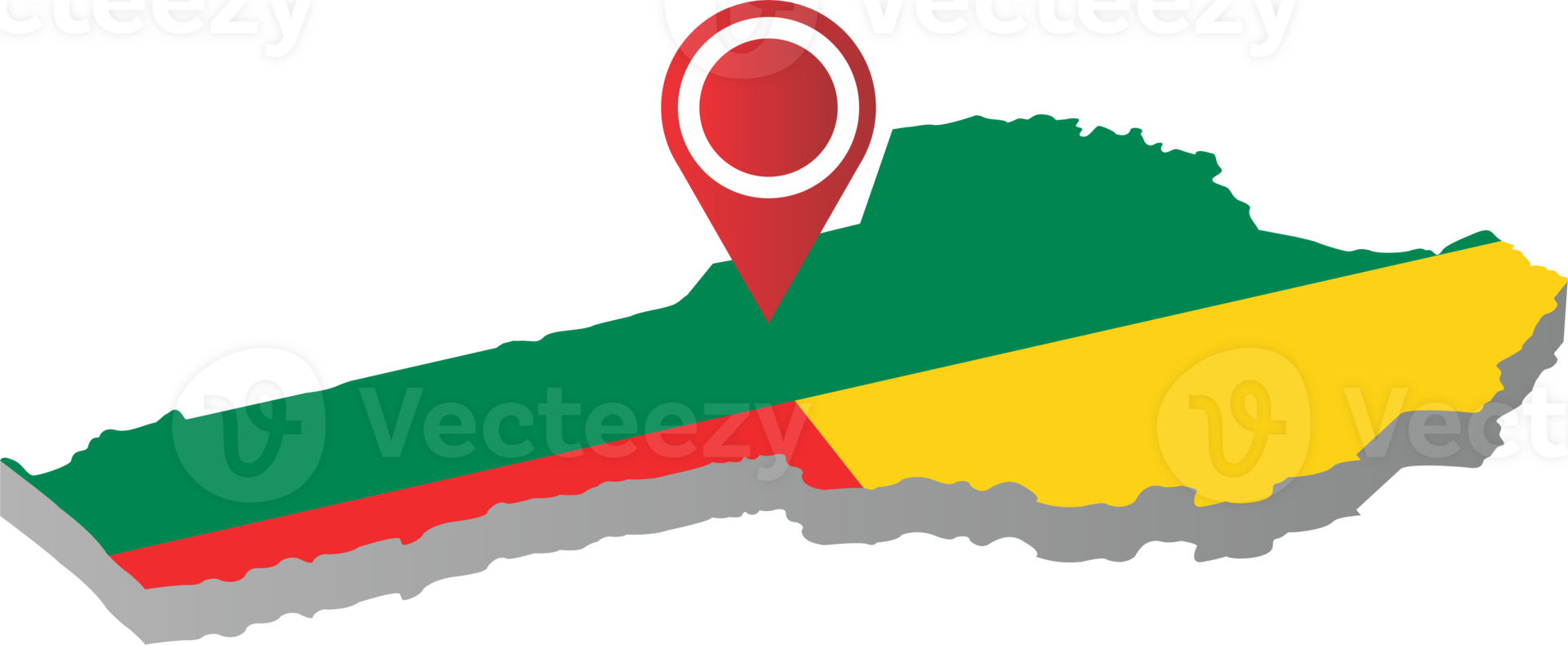 Benin country map icon png