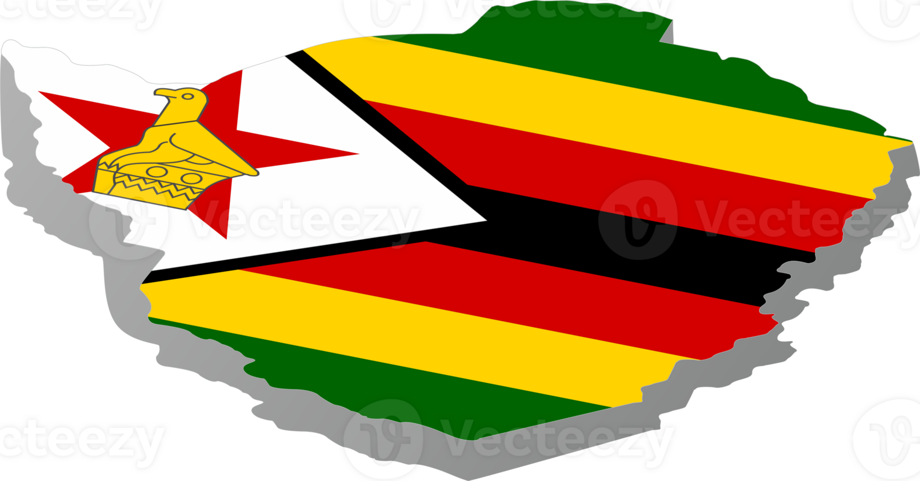 Zimbabwe country map location png