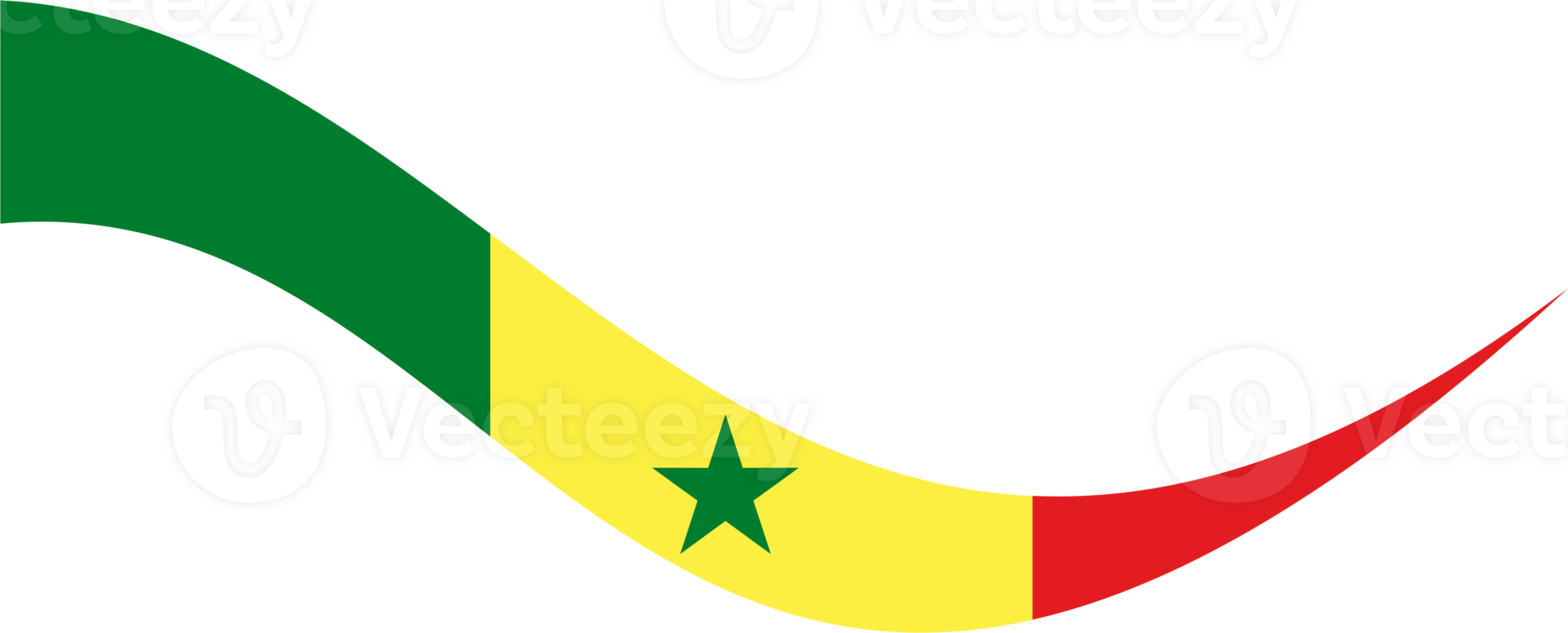 Senegal map line art country icon png