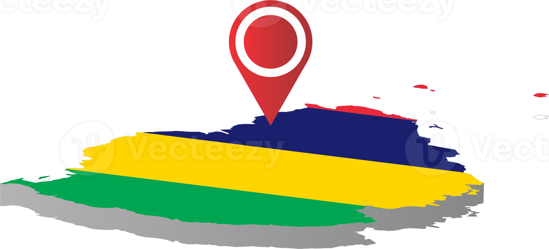 Mauritius country map location png