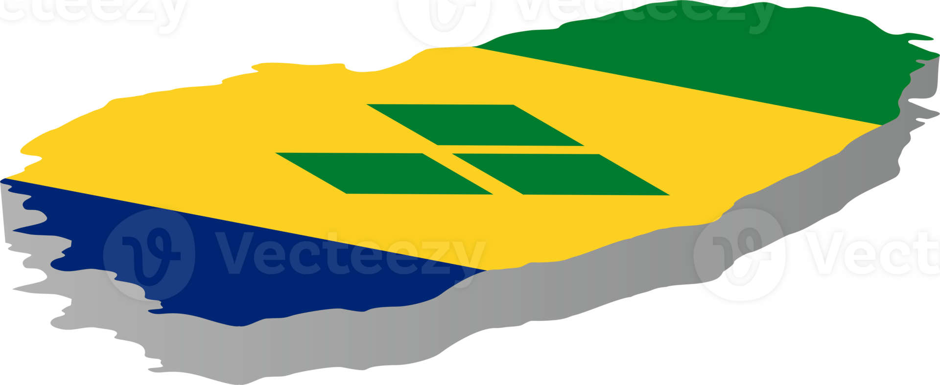 Saint Vincent and the Grenadine country map png