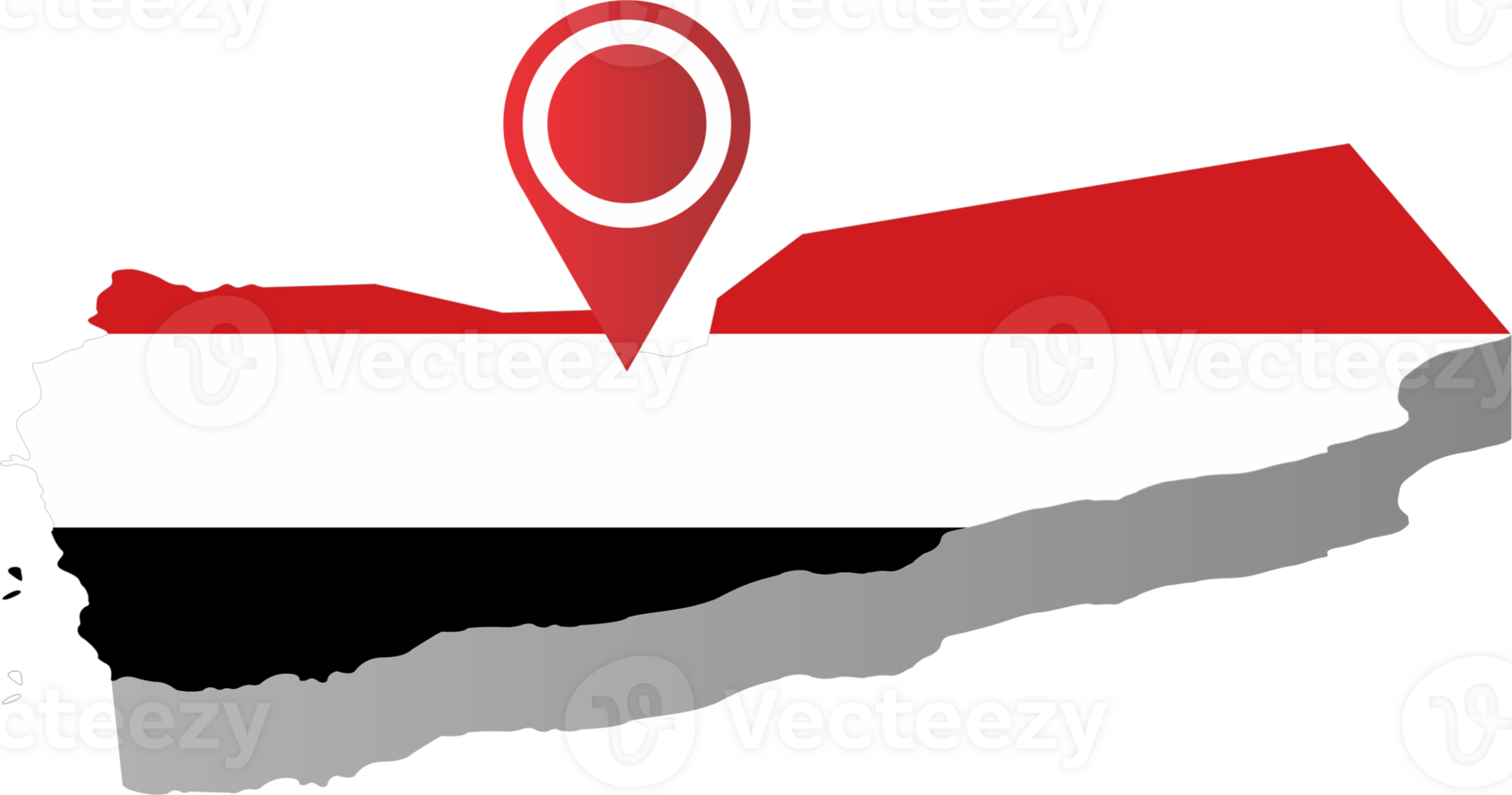 Yemen country map location png