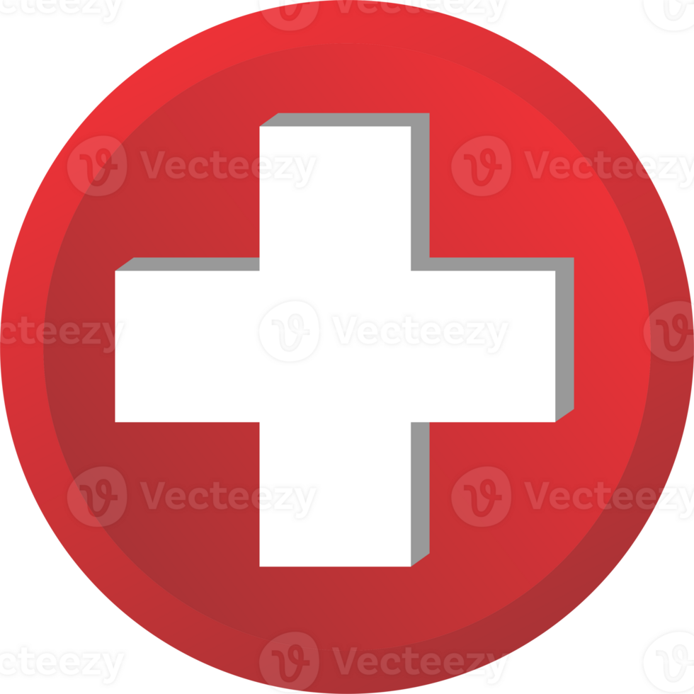 Hospital icon medical design red png