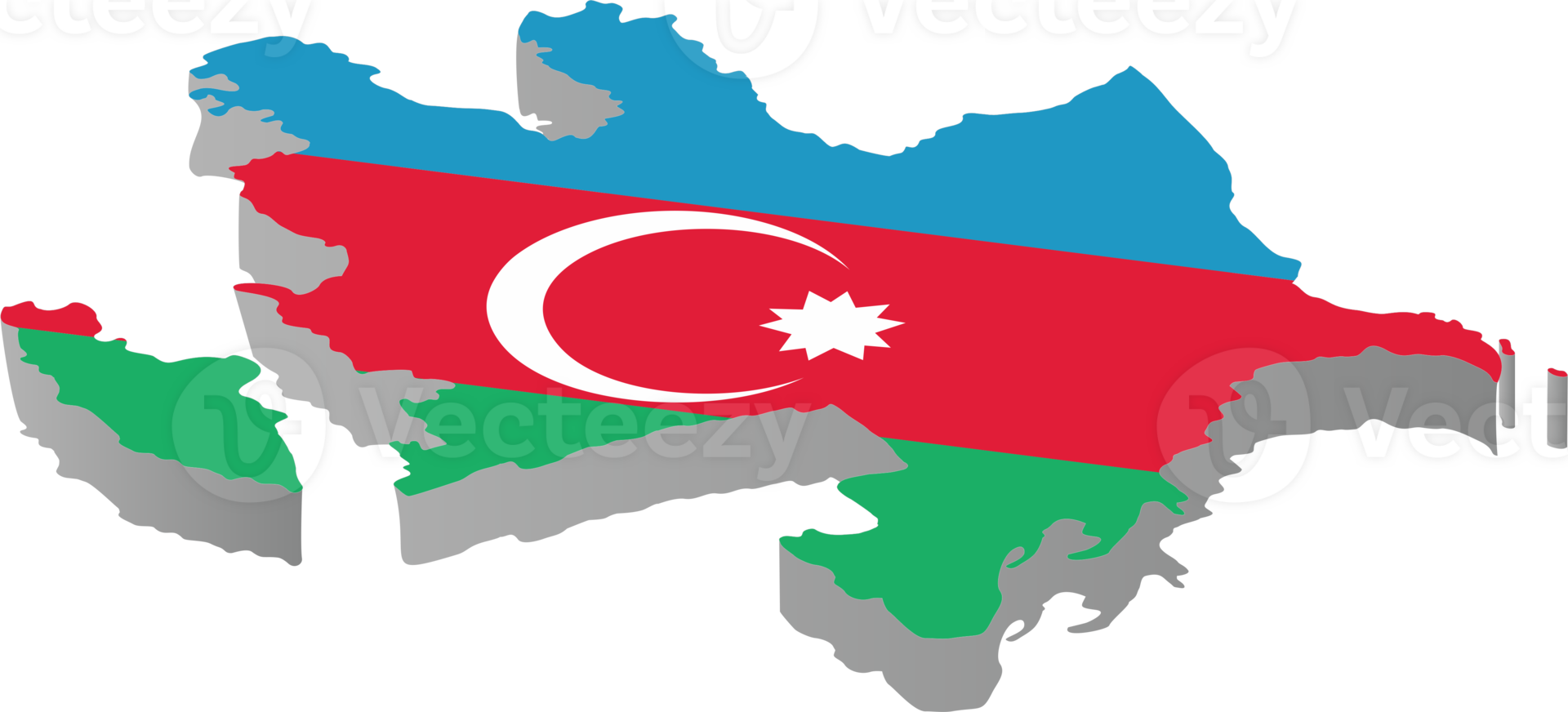 Azerbaijan country map png