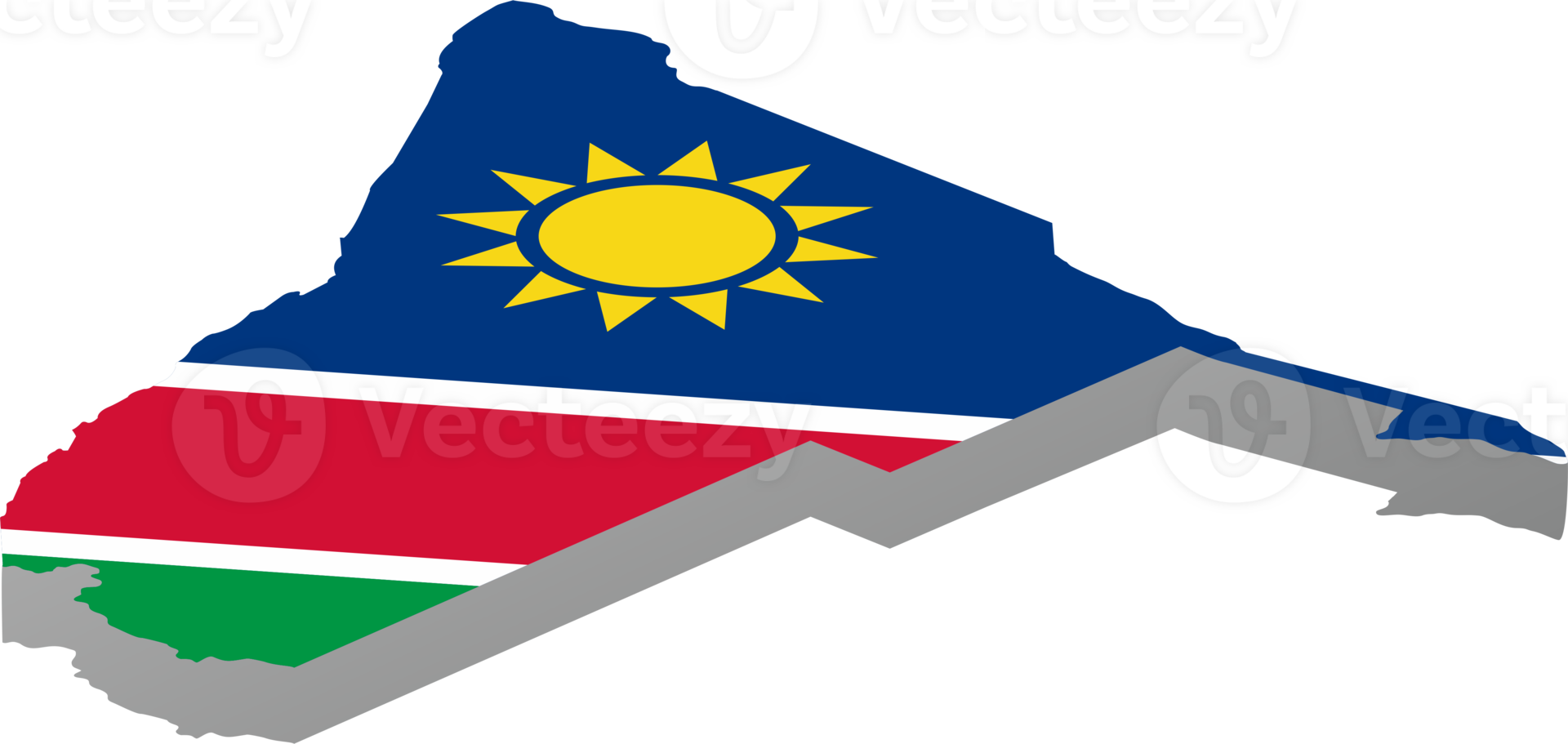 Namibia country map location png