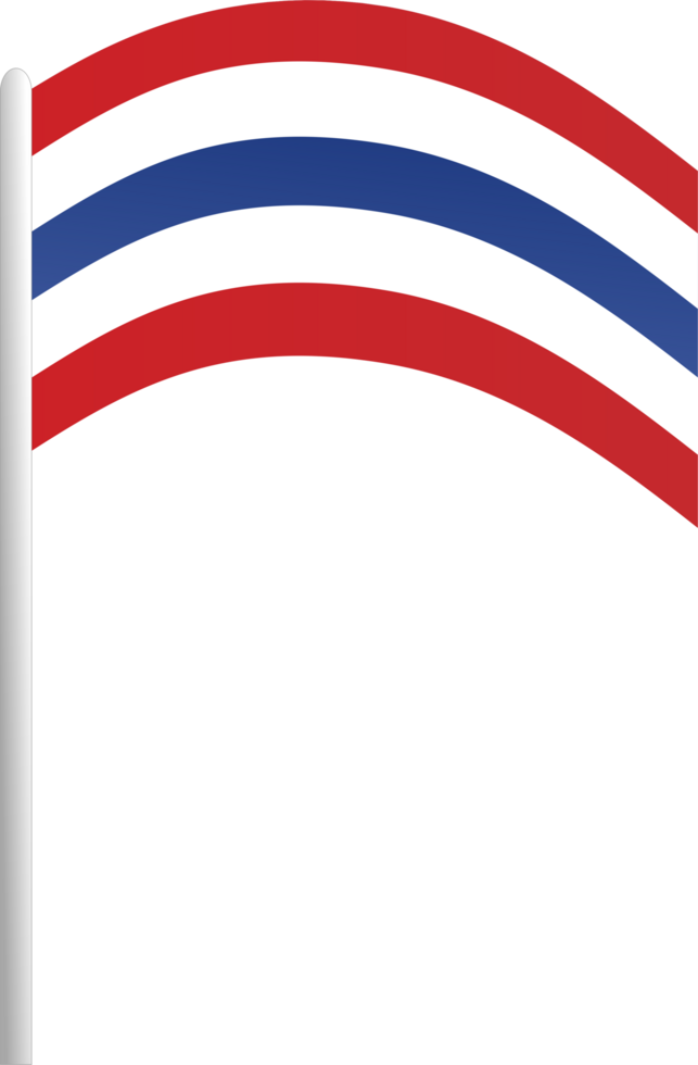Thailand flag icon blow design png