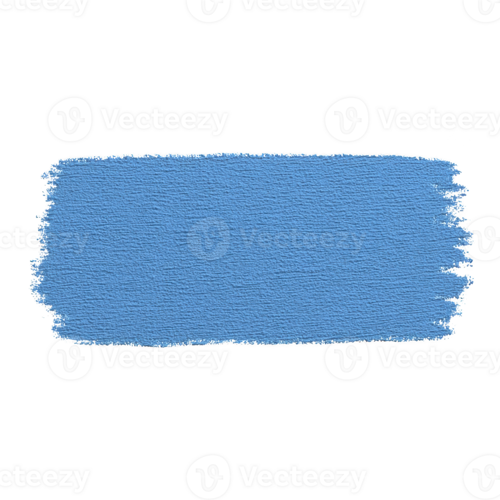 Textured blue paint stroke on transparent background, showcasing rough, artistic brushstroke. vibrant color and texture add creative touch, perfect for design projects png